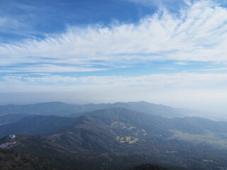 Fototapeta premium mountains and clouds