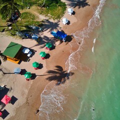 Patacho Beach, in São Miguel dos Milagres, Alagoas. Crystalline waters and beautiful, paradisiacal landscapes