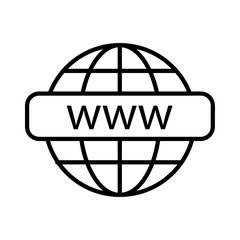 Go to web symbol icon vector illustration on white background 