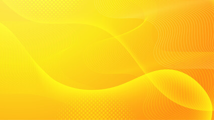 Abstract yellow geometric background. Modern background design. Liquid color. Fluid shapes composition. Fit for presentation design. website, basis for banners, wallpapers, brochure, posters
