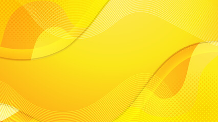Liquid yellow color background design. Fluid gradient composition. Creative illustration for poster, web, landing, page, cover, ad, greeting, card, promotion.