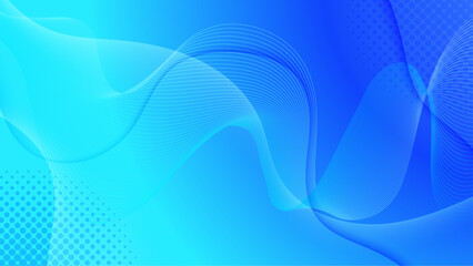 Liquid blue color background design. Fluid gradient composition. Creative illustration for poster, web, landing, page, cover, ad, greeting, card, promotion.