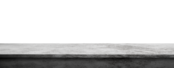 empty wooden table for various uses with transparent PNG background - easy modification