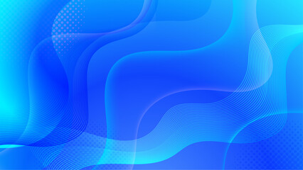 Abstract blue geometric background. Modern background design. Liquid color. Fluid shapes composition. Fit for presentation design. website, basis for banners, wallpapers, brochure, posters
