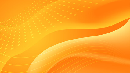 Abstract orange wave geometric background. Modern background design. Liquid color. Fluid shapes composition. Fit for presentation design. website, basis for banners, wallpapers, brochure, posters