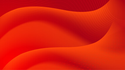 Abstract red wave geometric background. Modern background design. Liquid color. Fluid shapes composition. Fit for presentation design. website, basis for banners, wallpapers, brochure, posters