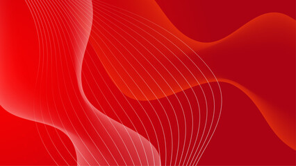 abstract minimal background with red wave shape, can be used for banner sale, wallpaper, for, brochure, landing page.