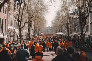 Koningsdag: A Time for Unity and National Pride in the Netherlands AI Generated