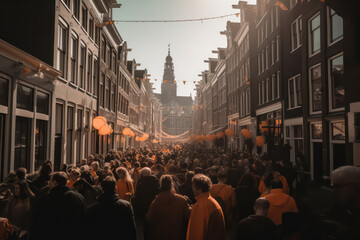 Koningsdag: A Time for Unity and National Pride in the Netherlands AI Generated