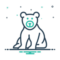 Mix icon for bear 