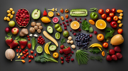 Fruit knolling images | Generative AI