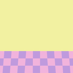 Pastel yellow and pink soft checkered pattern.
Can be use for any card, print, paper, backdrop.