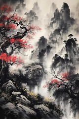 Chinese ink painting