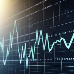 Obraz premium Stock market map transaction analysis investment finance, stock market financial or foreign exchange chart market chart crisis losses, growth income and profits win the trend