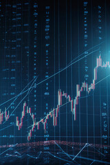 Stock market map transaction analysis investment finance, stock market financial or foreign exchange chart market chart crisis losses, growth income and profits win the trend - obrazy, fototapety, plakaty