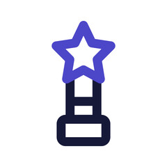 trophy line color icon