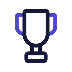 trophy line color icon