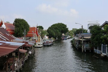Fototapeta premium boats on the river