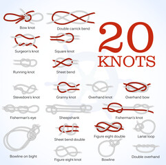 Set of marine knots