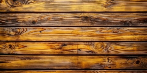 Top view Wooden table, Wooden texture yellow background. Generative AI
