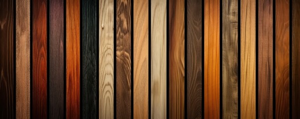 Wooden texture background, Abstract brown wood pattern. Generative AI