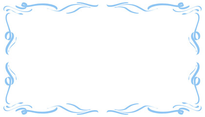 Blue abstract frame background illustration. Perfect for designing invitation cards, greeting cards, wallpapers, posters, banners, websites, advertisements