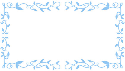 Blue abstract frame background illustration. Perfect for designing invitation cards, greeting cards, wallpapers, posters, banners, websites, advertisements