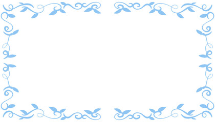 Blue abstract frame background illustration. Perfect for designing invitation cards, greeting cards, wallpapers, posters, banners, websites, advertisements