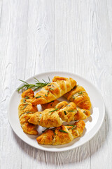savory crescent rolls with melted cheese filling