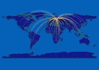 Vibrant, detailed map for Estonia emphasizing export, technology, trade and innovation. Ideal for businesses, entrepreneurs. Enhance presentations and marketing materials.