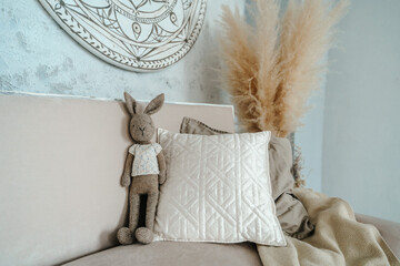 Design of a children's room with toys. High quality photo