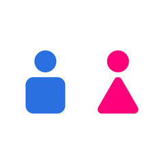 male and female toilet icon