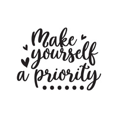 Make yourself a priority
