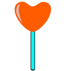 Doodle sweet candy illustration 