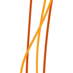 Orange Grid Graphic Lines Background 