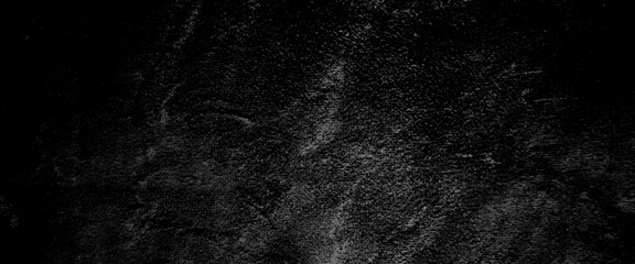 Fototapeta premium Abstract structured black concrete wall background, scary black grunge goth design. horror black background, Slightly light black concrete cement texture for background.