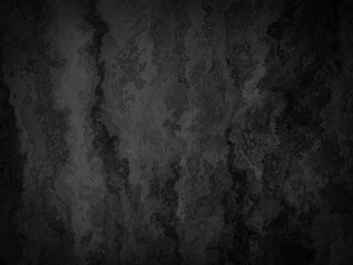 Abstract black concrete background. Dark cement wall.
