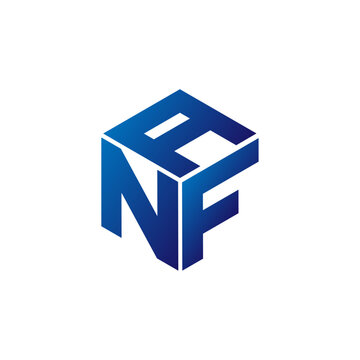 NAF letter logo(for business company/web developer)