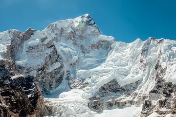 Papier Peint photo Lhotse Everest Mountain Peak. The top of the world. Himalaya. Nepal