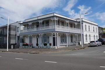 Historische Architektur im Stadtteil Devonport von Auckland
