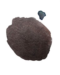 black watercolor drop Abstract hand paint