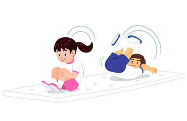 体育でマット運動