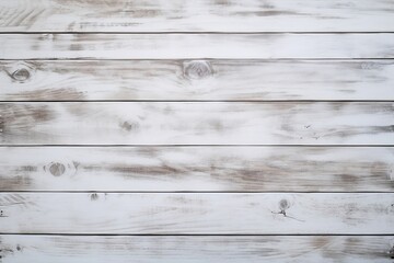 Shabby white wood texture. Vintage wooden fence, painted desk surface. Natural weathered timber, background. Light old wood planks. Image is AI generated.