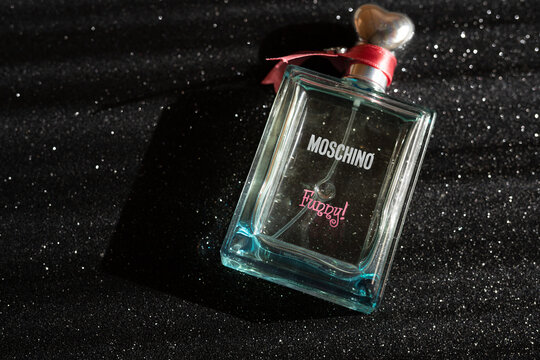 Tarragona, Spain - February 02 2023: Moschino Funny popular pefume for women
