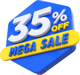 35 Percent Discount Mega Sale 