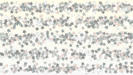 Realistic Background with Confetti of Glitter Star Particles. Sparkle Lights Texture. Celebration pattern. Light Spots. Star Dust. Christmass Design. Explosion of Confetti. Design for Advertisement.