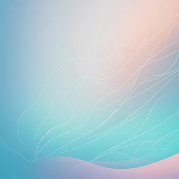 Abstract background with lines and waves using soft colors, with AI Generated. Used for web banners, business presentations, branding packages, fabric print, wallpaper