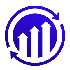 continuous growth and improvement png icon