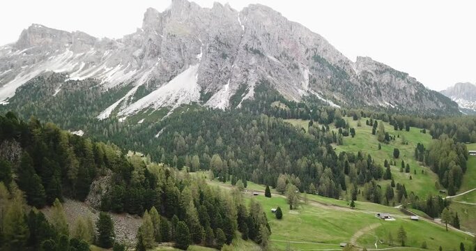 Aerial view of lush mountains in Germany's countryside.