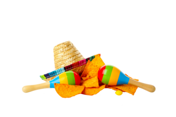 Concept of Cinco de mayo, isolated on white background